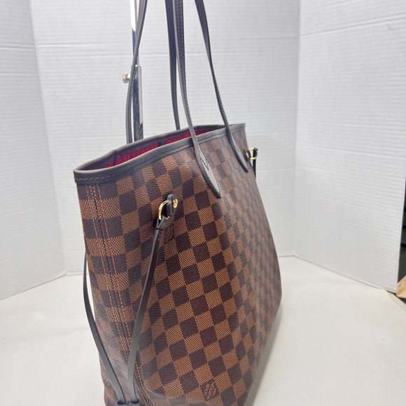 Louis Vuitton Neverfull MM Damier Ebene Tote - NEW - Picture 7 of 16